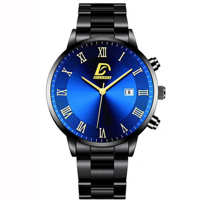 reloj hombre modni muški satovi luksuzni kalendar od nehrđajućeg čelika kvarcni ručni sat muški poslovni narukvice sat montre homme