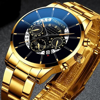 Ανδρικά ρολόγια ημερολογίου μόδας 2022 Ανδρικά επαγγελματικά ρολόγια χειρός από χαλαζία από ανοξείδωτο ατσάλι Ανδρικό δερμάτινο βραχιόλι ρολόι relogio masculino
