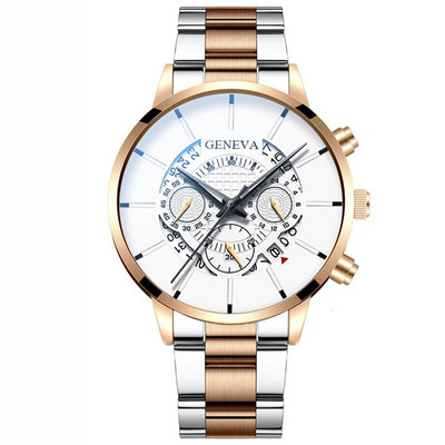 Ανδρικά ρολόγια ημερολογίου μόδας 2022 Ανδρικά επαγγελματικά ρολόγια χειρός από χαλαζία από ανοξείδωτο ατσάλι Ανδρικό δερμάτινο βραχιόλι ρολόι relogio masculino