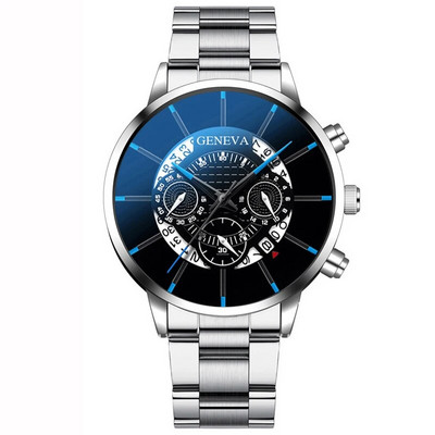 Ανδρικά ρολόγια ημερολογίου μόδας 2022 Ανδρικά επαγγελματικά ρολόγια χειρός από χαλαζία από ανοξείδωτο ατσάλι Ανδρικό δερμάτινο βραχιόλι ρολόι relogio masculino