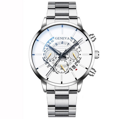 Ανδρικά ρολόγια ημερολογίου μόδας 2022 Ανδρικά επαγγελματικά ρολόγια χειρός από χαλαζία από ανοξείδωτο ατσάλι Ανδρικό δερμάτινο βραχιόλι ρολόι relogio masculino