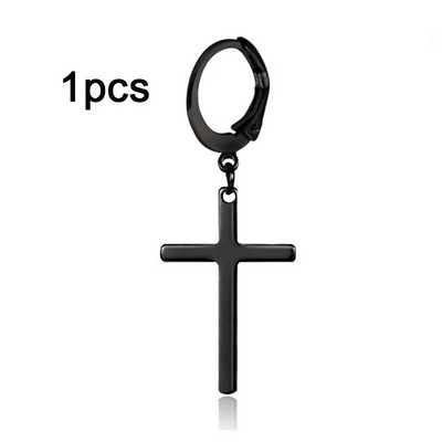 Rinhoo 1vnt nerūdijančio plieno kryžminė kaukolė Star Scorpion Kutas Grandininiai auskarai Auskarai Moterims Vyriški madingi hiphopo papuošalai