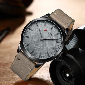 Curren Ρολόγια Αθλητικό ρολόι Ανδρικό Αδιάβροχο ρολόι χαλαζία Ανδρικό δερμάτινο ρολόι Στρατιωτική μόδα Επώνυμα Man ρολόγια
