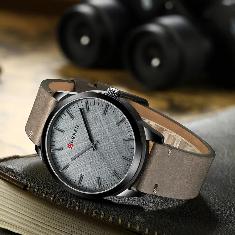 Curren laikrodžiai Sportiniai laikrodžiai Vyriški vandeniui atsparūs kvarciniai laikrodžiai Vyriški odiniai laikrodžiai Vyriški kariniai mados prekės ženklo vyriški laikrodžiai
