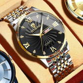 Ανδρικά ρολόγια μόδας Κορυφαία επωνυμία Luxury αδιάβροχο φωτεινό ρολόι χειρός Ανδρικά ρολόγια αθλητικά ρολόγια χαλαζία Date Week