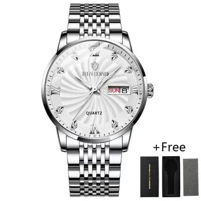 Ανδρικά ρολόγια μόδας Κορυφαία επωνυμία Luxury αδιάβροχο φωτεινό ρολόι χειρός Ανδρικά ρολόγια αθλητικά ρολόγια χαλαζία Date Week