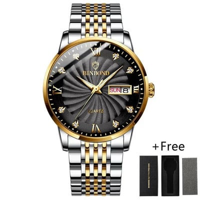 Ανδρικά ρολόγια μόδας Κορυφαία επωνυμία Luxury αδιάβροχο φωτεινό ρολόι χειρός Ανδρικά ρολόγια αθλητικά ρολόγια χαλαζία Date Week