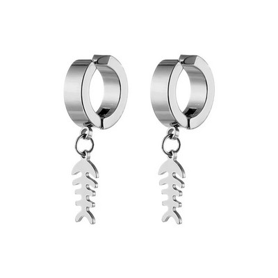 Nauji paprasti žaibo nerūdijančio plieno maži auskarai moterims, vyriški auskarų vėrimas, papuošalai Pendientes Mujer