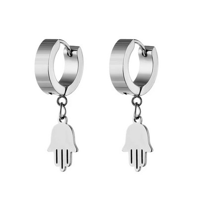 Nauji paprasti žaibo nerūdijančio plieno maži auskarai moterims, vyriški auskarų vėrimas, papuošalai Pendientes Mujer