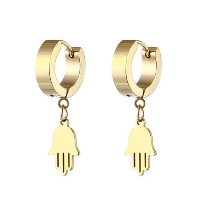 Nauji paprasti žaibo nerūdijančio plieno maži auskarai moterims, vyriški auskarų vėrimas, papuošalai Pendientes Mujer