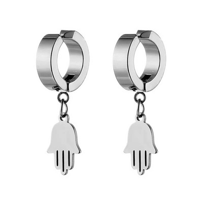 Nauji paprasti žaibo nerūdijančio plieno maži auskarai moterims, vyriški auskarų vėrimas, papuošalai Pendientes Mujer