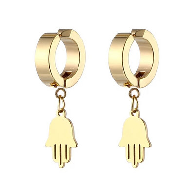 Nauji paprasti žaibo nerūdijančio plieno maži auskarai moterims, vyriški auskarų vėrimas, papuošalai Pendientes Mujer