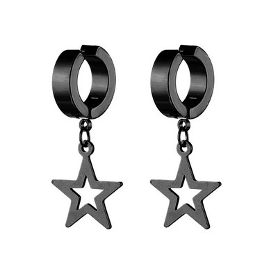 Nauji paprasti žaibo nerūdijančio plieno maži auskarai moterims, vyriški auskarų vėrimas, papuošalai Pendientes Mujer