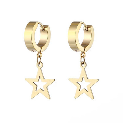 Nauji paprasti žaibo nerūdijančio plieno maži auskarai moterims, vyriški auskarų vėrimas, papuošalai Pendientes Mujer