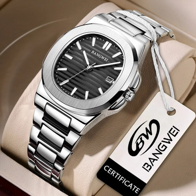 2023. aasta uus LIGE luksuslik käekell meeste äriline veekindel meeskell helendav kuupäev roostevabast terasest nelinurkne kvarts meeste käekell reloj hombre