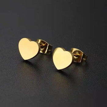 Σκουλαρίκια καρφιά από ανοξείδωτο ατσάλι με απλό σχέδιο για άνδρες Γυναικεία Κοσμήματα με σκουλαρίκι τρυπήματος