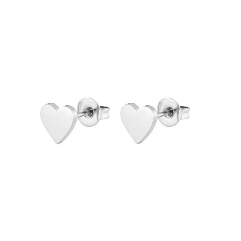 Σκουλαρίκια καρφιά από ανοξείδωτο ατσάλι με απλό σχέδιο για άνδρες Γυναικεία Κοσμήματα με σκουλαρίκι τρυπήματος