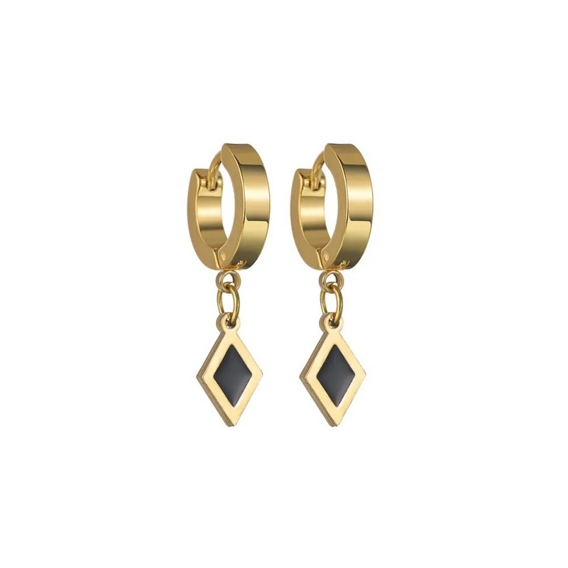 2023 New Arrival Κορεατικά Απλή ιδιοσυγκρασία Γεωμετρικά τετράγωνα ερωτικά κρεμαστά σκουλαρίκια για γυναικεία αξεσουάρ κοσμημάτων μόδας