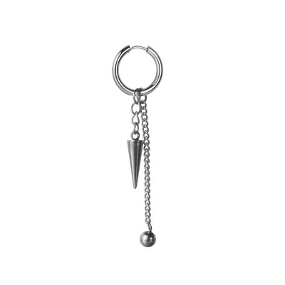 Cross Tassel Punk Σκουλαρίκια Γυναικεία Σκουλαρίκια με καρφιά με κλιπ Christian Gothic Hip Hop Κοσμήματα μεταλλική αλυσίδα Δαχτυλίδι αυτί Σκουλαρίκια ανδρικά