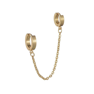 Cross Tassel Punk Σκουλαρίκια Γυναικεία Σκουλαρίκια με καρφιά με κλιπ Christian Gothic Hip Hop Κοσμήματα μεταλλική αλυσίδα Δαχτυλίδι αυτί Σκουλαρίκια ανδρικά