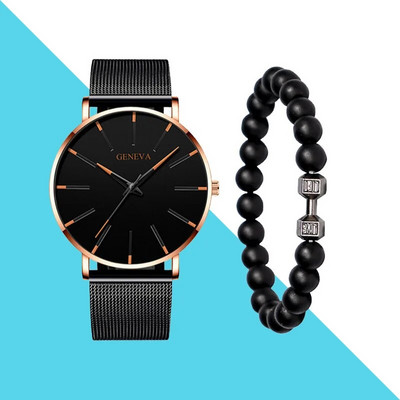 Μόδα Ανδρικά ρολόγια Απλό ανδρικό ρολόι χειρός Επαγγελματικό ρολόι με ζώνη χαλαζία Ανδρικά ρολόγια χειρός Ρολόι Relogio Masculino Hombre