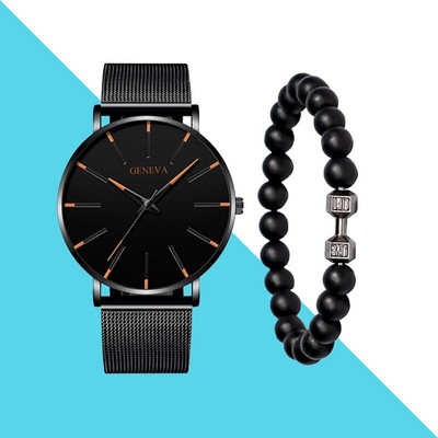 Μόδα Ανδρικά ρολόγια Απλό ανδρικό ρολόι χειρός Επαγγελματικό ρολόι με ζώνη χαλαζία Ανδρικά ρολόγια χειρός Ρολόι Relogio Masculino Hombre