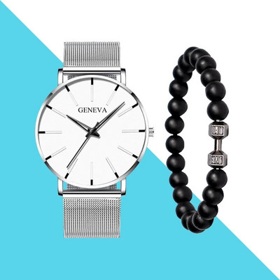 Μόδα Ανδρικά ρολόγια Απλό ανδρικό ρολόι χειρός Επαγγελματικό ρολόι με ζώνη χαλαζία Ανδρικά ρολόγια χειρός Ρολόι Relogio Masculino Hombre