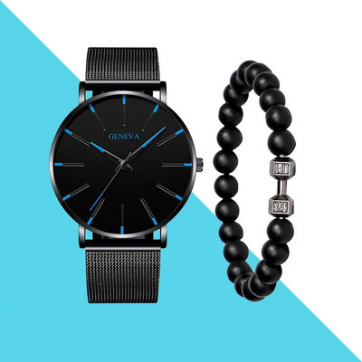 Μόδα Ανδρικά ρολόγια Απλό ανδρικό ρολόι χειρός Επαγγελματικό ρολόι με ζώνη χαλαζία Ανδρικά ρολόγια χειρός Ρολόι Relogio Masculino Hombre