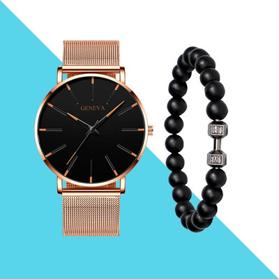 Μόδα Ανδρικά ρολόγια Απλό ανδρικό ρολόι χειρός Επαγγελματικό ρολόι με ζώνη χαλαζία Ανδρικά ρολόγια χειρός Ρολόι Relogio Masculino Hombre