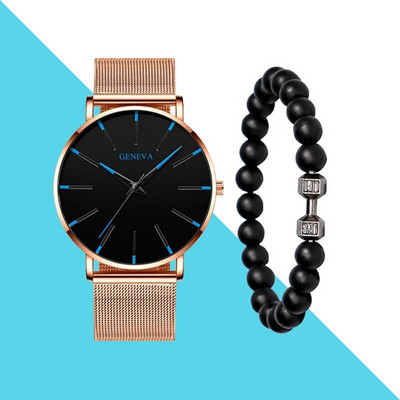 Μόδα Ανδρικά ρολόγια Απλό ανδρικό ρολόι χειρός Επαγγελματικό ρολόι με ζώνη χαλαζία Ανδρικά ρολόγια χειρός Ρολόι Relogio Masculino Hombre