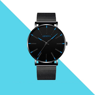 Μόδα Ανδρικά ρολόγια Απλό ανδρικό ρολόι χειρός Επαγγελματικό ρολόι με ζώνη χαλαζία Ανδρικά ρολόγια χειρός Ρολόι Relogio Masculino Hombre