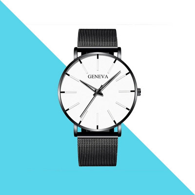 Μόδα Ανδρικά ρολόγια Απλό ανδρικό ρολόι χειρός Επαγγελματικό ρολόι με ζώνη χαλαζία Ανδρικά ρολόγια χειρός Ρολόι Relogio Masculino Hombre