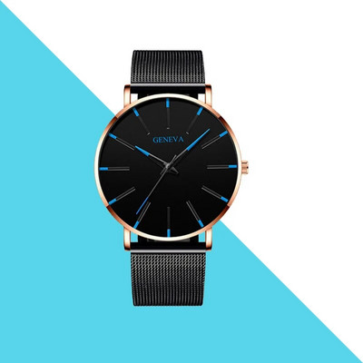 Μόδα Ανδρικά ρολόγια Απλό ανδρικό ρολόι χειρός Επαγγελματικό ρολόι με ζώνη χαλαζία Ανδρικά ρολόγια χειρός Ρολόι Relogio Masculino Hombre