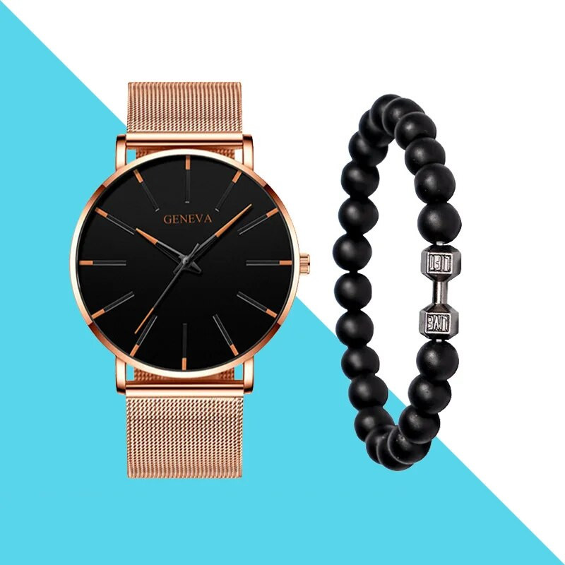 Μόδα Ανδρικά ρολόγια Απλό ανδρικό ρολόι χειρός Επαγγελματικό ρολόι με ζώνη χαλαζία Ανδρικά ρολόγια χειρός Ρολόι Relogio Masculino Hombre