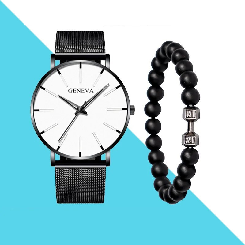 Μόδα Ανδρικά ρολόγια Απλό ανδρικό ρολόι χειρός Επαγγελματικό ρολόι με ζώνη χαλαζία Ανδρικά ρολόγια χειρός Ρολόι Relogio Masculino Hombre