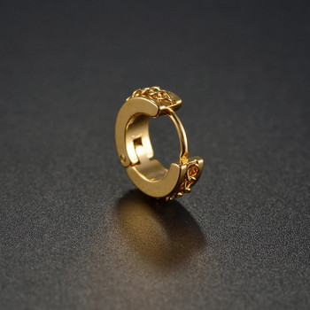 Πανκ αλυσίδα από ανοξείδωτο ατσάλι Αυτιά Αυτιά Σκουλαρίκια Γυναικεία Ανδρικά Σκουλαρίκια με κρίκο κύκλου Κοσμήματα σώματος
