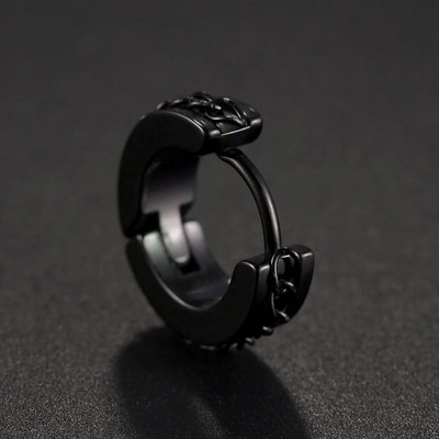 Punk roostevabast terasest lülikett Kõrvad kõrvarõngad naiste meeste rõngasrõngad kõrvarõngad augustamine keha ehted