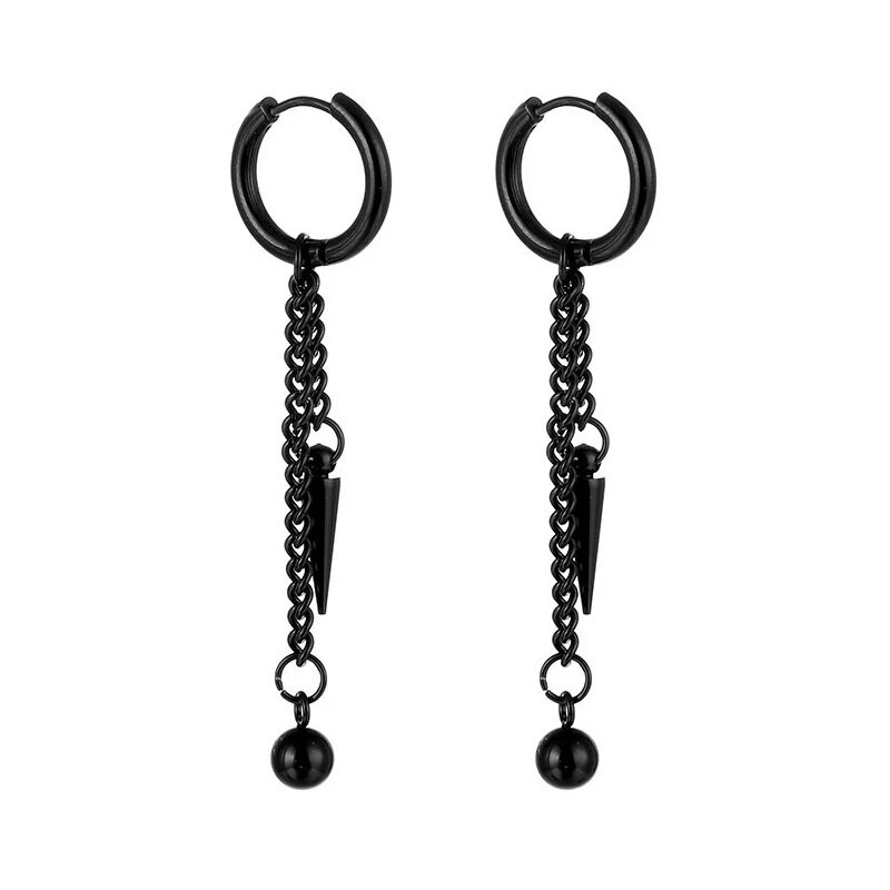 Korėjos stiliaus nerūdijančio plieno žiediniai auskarai, apskriti, kabantys, plunksniniai, kryžminiai auskarai moterims, vyrams