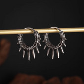 Vyriški hiphopo šaunūs geometriniai auskarai, moteriški hipoalerginiai pankų auskarai, roko repo mados papuošalai, dovanos