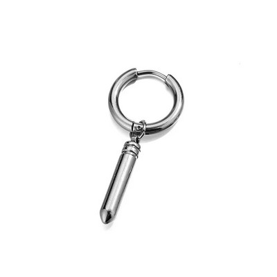 Νέα Vintage σκουλαρίκια κρανίου για γυναίκες Σκουλαρίκια Goth Hoop Ανδρικά κοσμήματα για πάρτι Aretes De Mujer Punk Piercing Σκουλαρίκια από ανοξείδωτο ατσάλι