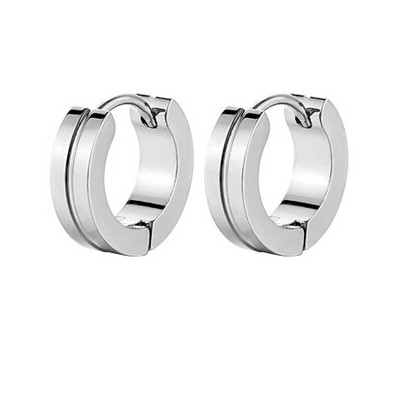 Hipoalergene prstenaste naušnice 316L kirurški nehrđajući čelik s piercingom u hrskavici punk nakit naušnice za muškarce žene