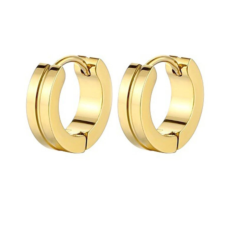 Hipoalergene prstenaste naušnice 316L kirurški nehrđajući čelik s piercingom u hrskavici punk nakit naušnice za muškarce žene