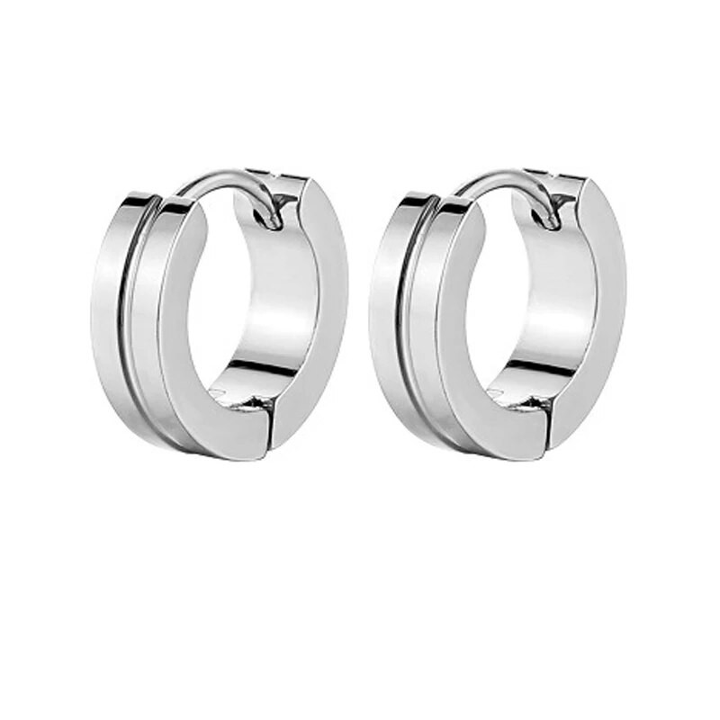 Hipoalergene prstenaste naušnice 316L kirurški nehrđajući čelik s piercingom u hrskavici punk nakit naušnice za muškarce žene