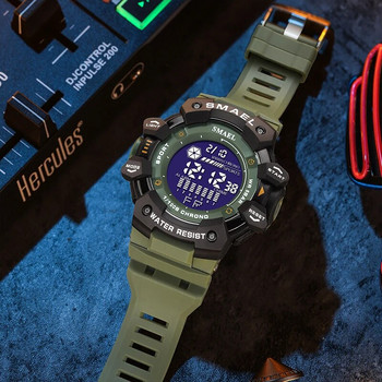 Модни спортни мъжки часовници Марка светещ хронометър седмица дата водоустойчив дигитален ръчен мъжки луксозен военен часовник мъжки 2023 г.