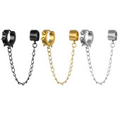 Moeehted Isiksus metallist kõrvaklambriga rõngaskõrvarõngad naistele kingitus pendientes kettkõrvarõngas kõrvamansett