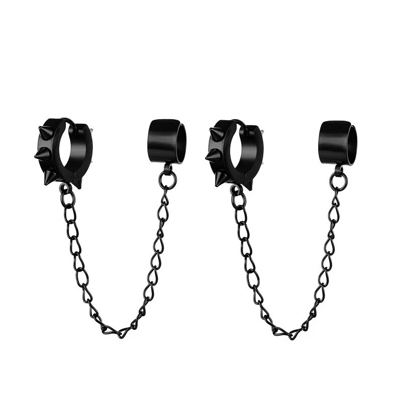 Moeehted Isiksus metallist kõrvaklambriga rõngaskõrvarõngad naistele kingitus pendientes kettkõrvarõngas kõrvamansett