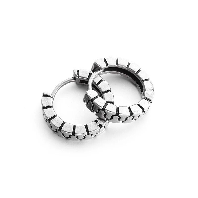 Creative Stone Crack Hoop auskarai Hipoalerginiai auskarai vyrams ir moterims Hip Hop Madingi vakarėlių papuošalų aksesuarai