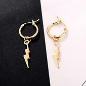 Karštos paprastos blykstės auskarai moteriškos aukso sidabro spalvos vakarėlio papuošalai dovanos moterims žavesio maži auskarai Pendientes Mujer Moda