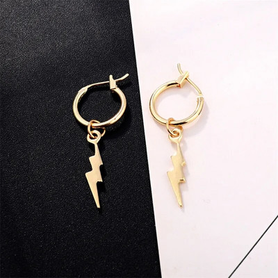 Karštos paprastos blykstės auskarai moteriškos aukso sidabro spalvos vakarėlio papuošalai dovanos moterims žavesio maži auskarai Pendientes Mujer Moda