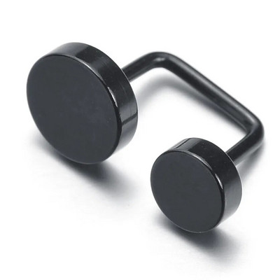 1 vnt. Plieninis auskaras Tragus kremzlės auskarų vėrimas kabyklos žvaigždės dvigubo rutulinio sraigtinio auskaro auskarai auskarų vėrimo auskarai Helix Sexy punk papuošalai